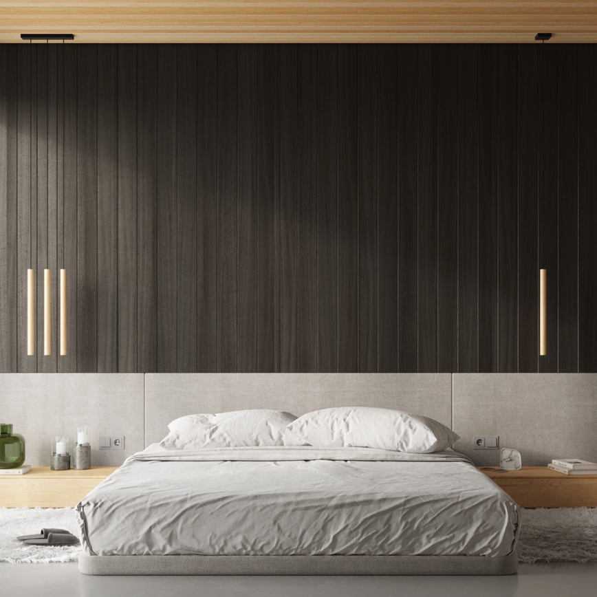 Brilagi - LED-kattokruunu johdossa DRIFA 1xG9/4W/230V puu