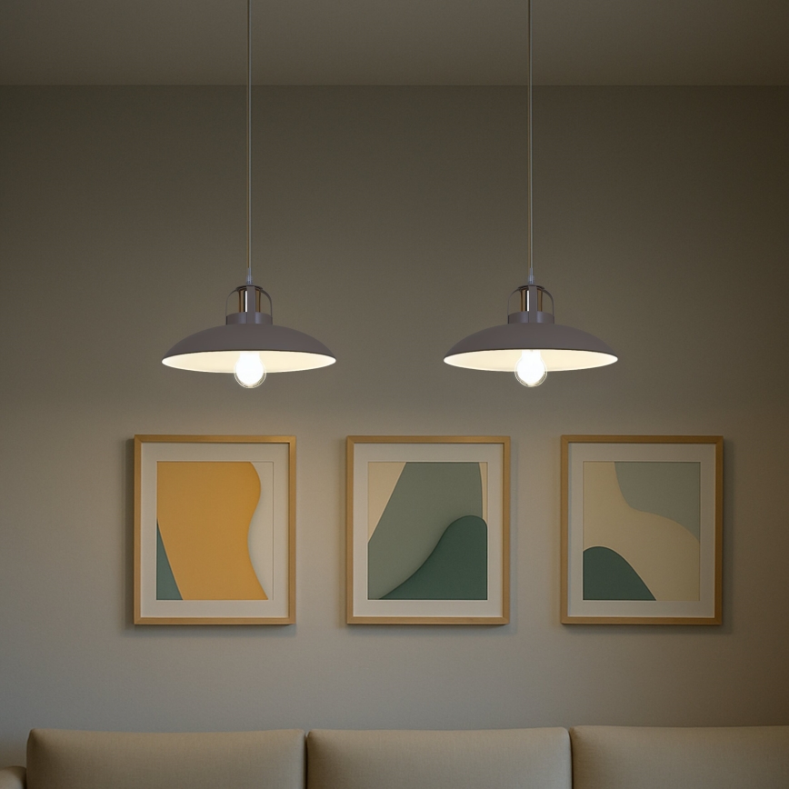 Brilagi - LED Kattokruunu johdossa FLAMENGO 2xE27/60W/230V beige