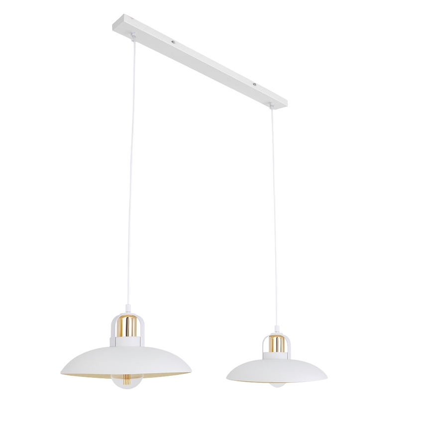 Brilagi - LED Kattokruunu johdossa FLAMENGO 2xE27/60W/230V valkoinen