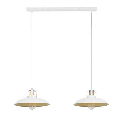 Brilagi - LED Kattokruunu johdossa FLAMENGO 2xE27/60W/230V valkoinen