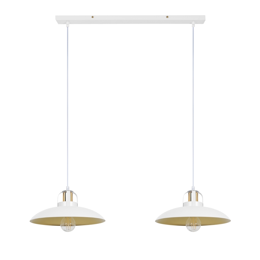 Brilagi - LED Kattokruunu johdossa FLAMENGO 2xE27/60W/230V valkoinen