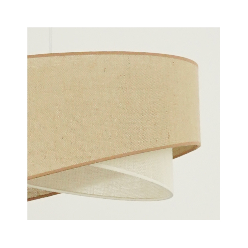 Brilagi - LED-kattokruunu johdossa LYRA 1xE27/15W/230V beige/kerma