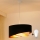 Brilagi - LED-kattokruunu johdossa LYRA 1xE27/15W/230V musta/kerma/kulta