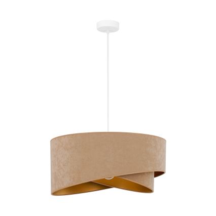 Brilagi - LED-kattokruunu johdossa LYRA 1xE27/15W/230V ruskea/kulta