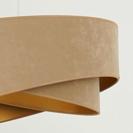 Brilagi - LED-kattokruunu johdossa LYRA 1xE27/15W/230V ruskea/kulta