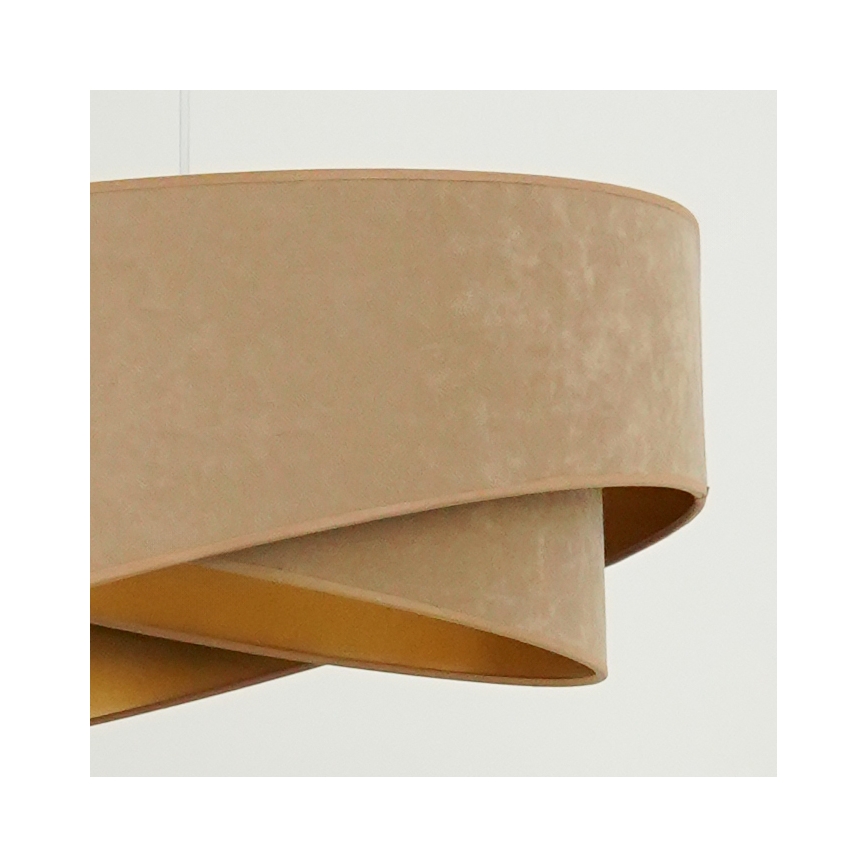 Brilagi - LED-kattokruunu johdossa LYRA 1xE27/15W/230V ruskea/kulta