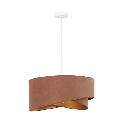 Brilagi - LED-kattokruunu johdossa LYRA 1xE27/15W/230V ruskea/kulta