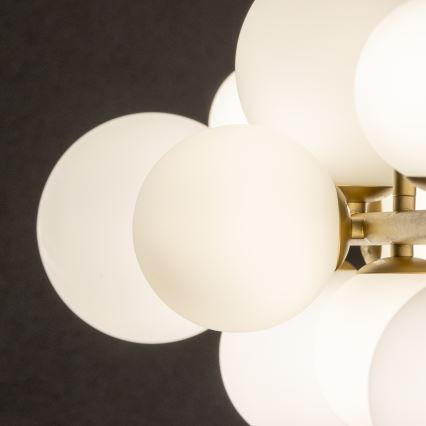 Brilagi - LED-kattokruunu johdossa MILLA 10xG9/3W/230V kulta/valkoinen