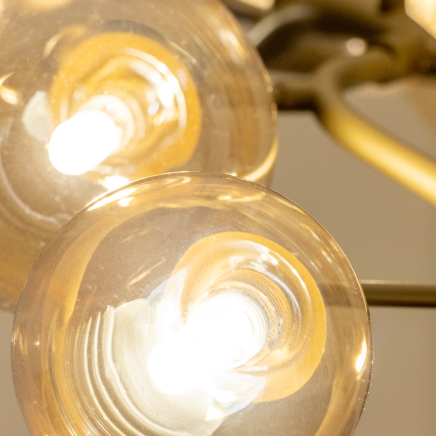 Brilagi - LED-kattokruunu johdossa MISTEL 6xG9/3W/230V kulta