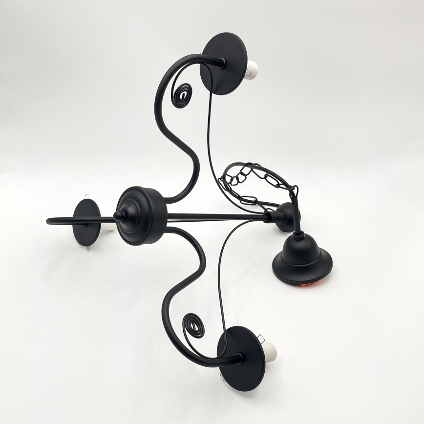 Brilagi - LED Kattokruunu ketjussa COTTAGE 3xE14/40W/230V musta/ruskea