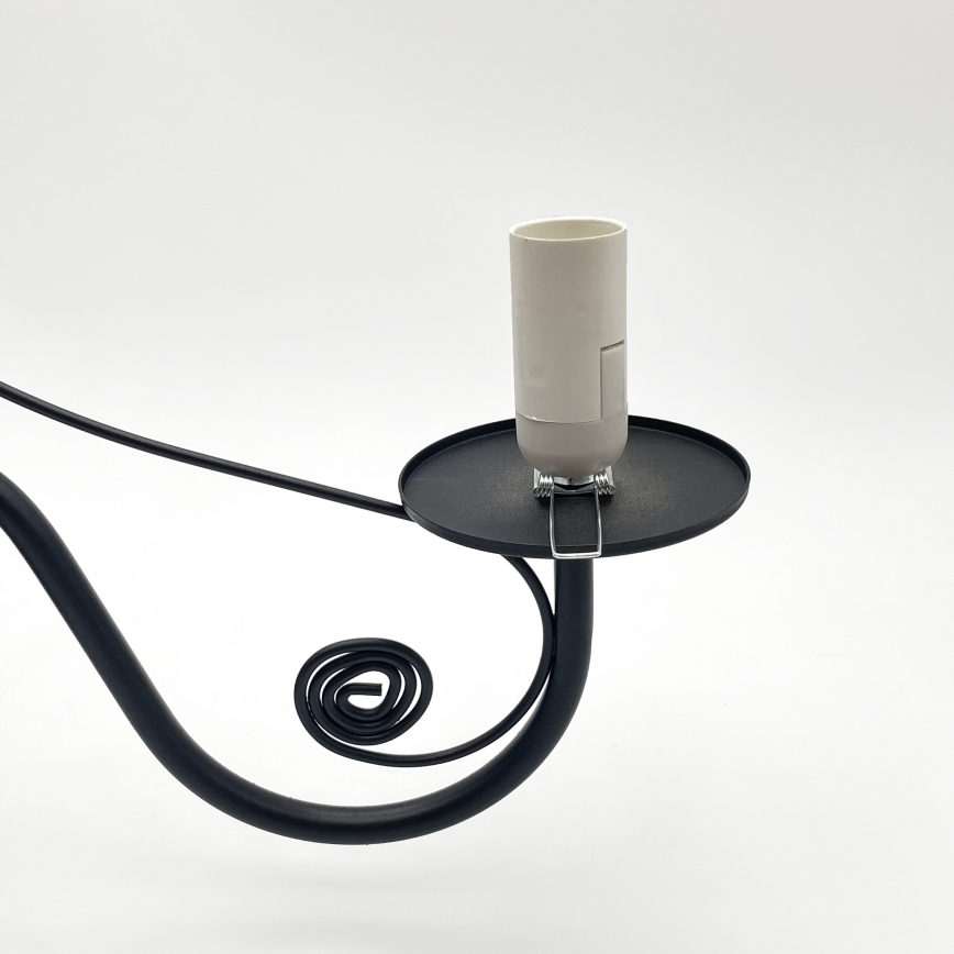 Brilagi - LED Kattokruunu ketjussa COTTAGE 3xE14/40W/230V musta/valkoinen