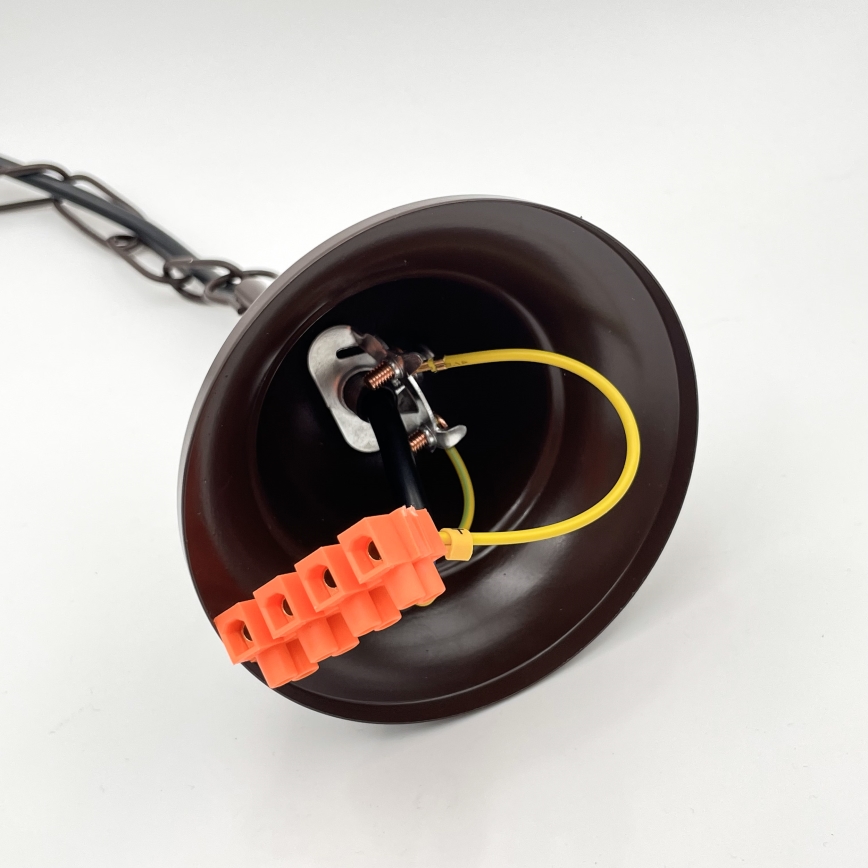 Brilagi - LED Kattokruunu ketjussa COTTAGE 3xE14/40W/230V ruskea