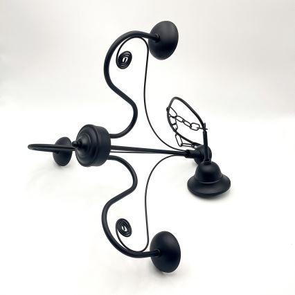 Brilagi - LED Kattokruunu ketjussa COTTAGE 3xG9/40W/230V musta/valkoinen