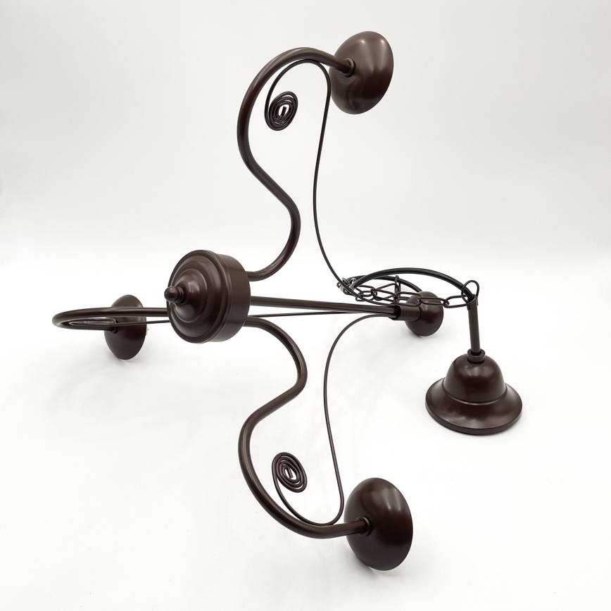 Brilagi - LED Kattokruunu ketjussa COTTAGE 3xG9/40W/230V ruskea/valkoinen