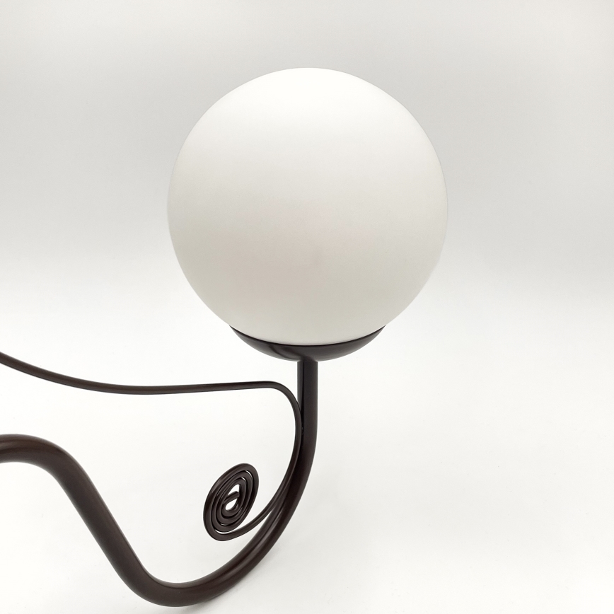 Brilagi - LED Kattokruunu ketjussa COTTAGE 3xG9/40W/230V ruskea/valkoinen