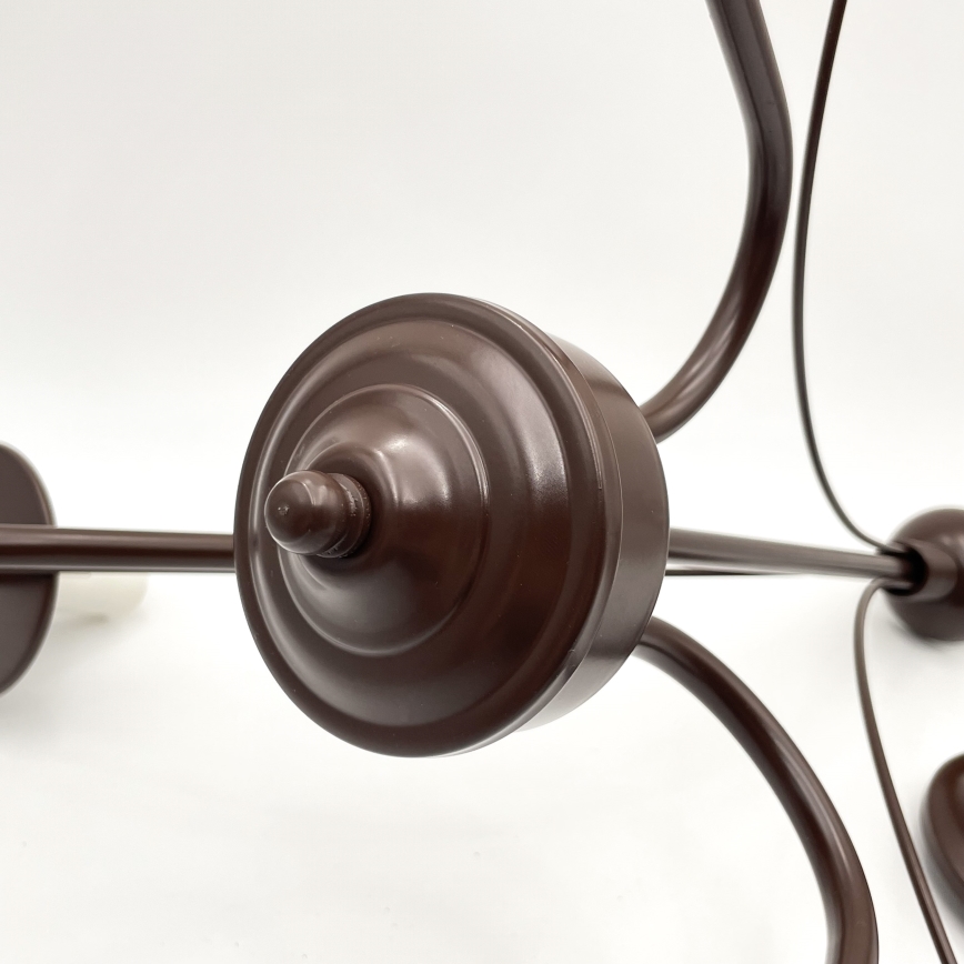 Brilagi - LED Kattokruunu ketjussa COTTAGE 3xG9/40W/230V ruskea/valkoinen