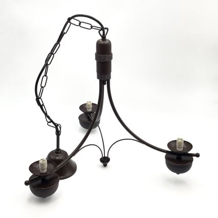 Brilagi - LED Kattokruunu ketjussa COTTAGE 3xG9/40W/230V tammi/valkoinen