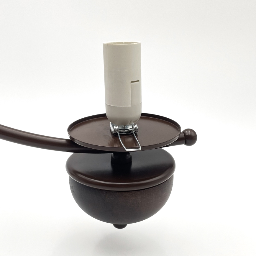 Brilagi - LED Kattokruunu ketjussa COTTAGE 5xE14/40W/230V tammi/ruskea