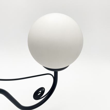 Brilagi - LED Kattokruunu ketjussa COTTAGE 5xG9/40W/230V musta/valkoinen