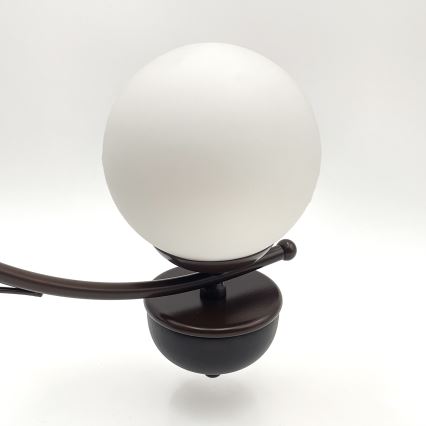 Brilagi - LED Kattokruunu ketjussa COTTAGE 5xG9/40W/230V tammi/valkoinen