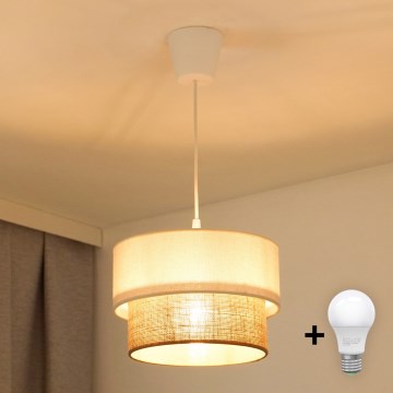 Brilagi - LED-kattokruunu köydellä BOHO STYLE 1xE27/15W/230V halkaisija 25 cm