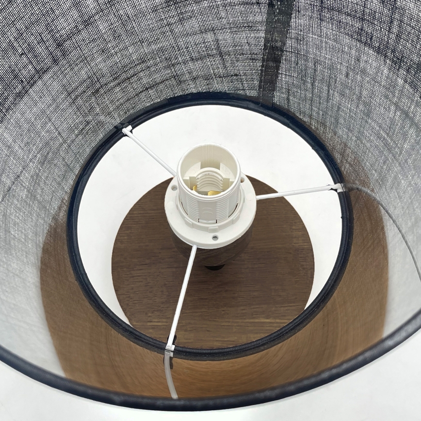 Brilagi - LED Pinta kattovalaisin ANTHONY 1xE14/60W/230V tammi-pähkinä/musta