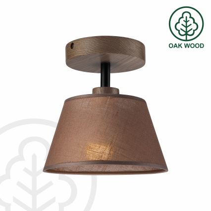 Brilagi - LED Pinta kattovalaisin ANTHONY 1xE14/60W/230V tammi-pähkinä/ruskea