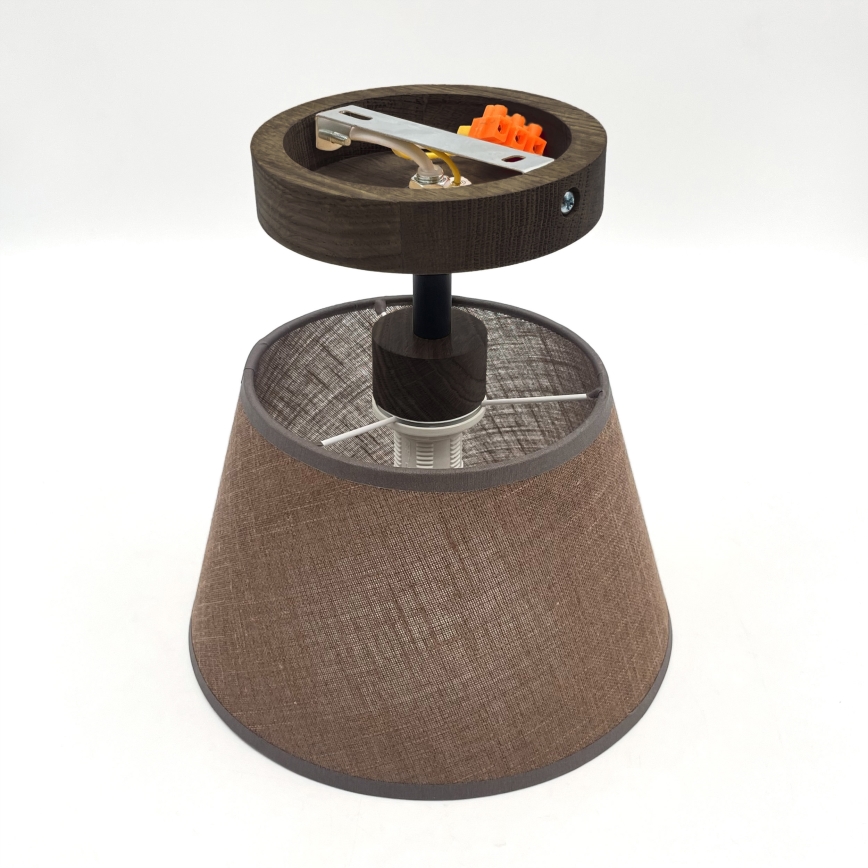 Brilagi - LED Pinta kattovalaisin ANTHONY 1xE14/60W/230V tammi-pähkinä/ruskea