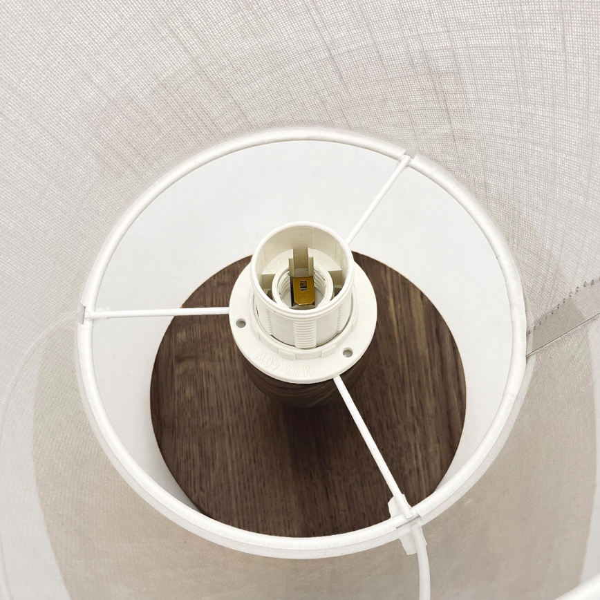 Brilagi - LED Pinta kattovalaisin ANTHONY 1xE14/60W/230V tammi-pähkinä/valkoinen