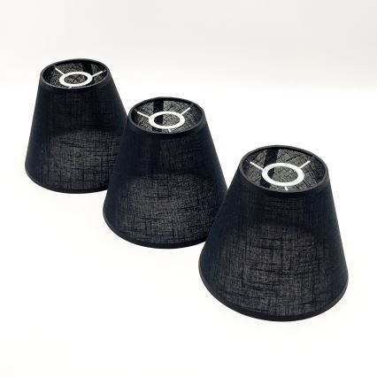 Brilagi - LED Pinta kattovalaisin ANTHONY 3xE14/40W/230V tammi-pähkinä/musta