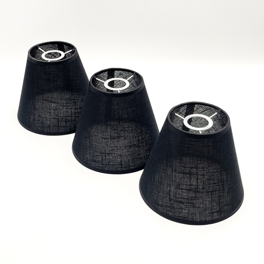 Brilagi - LED Pinta kattovalaisin ANTHONY 3xE14/40W/230V tammi-pähkinä/musta