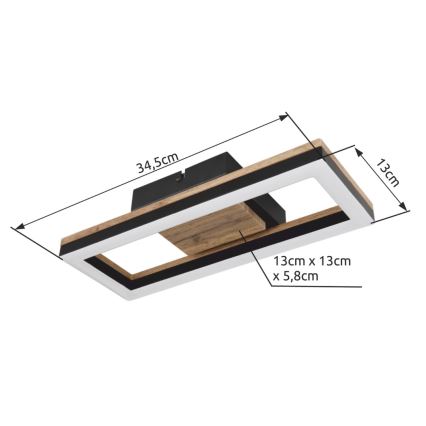 Brilagi - LED-kattovalaisin AXIS LED/12W/230V