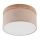 Brilagi - LED-kattovalaisin BELLADONNA 1xE27/15W/230V halkaisija 30 cm beige/tammi