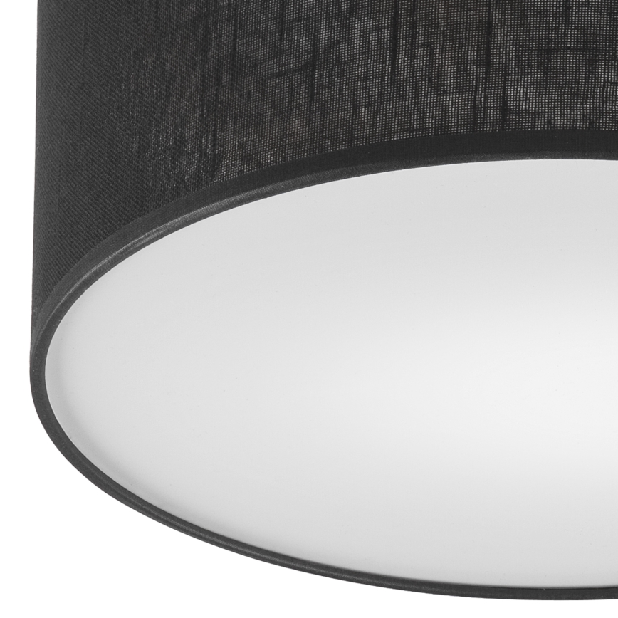 Brilagi - LED Kattovalaisin BELLADONNA 1xE27/15W/230V halkaisija 30 cm musta/mänty