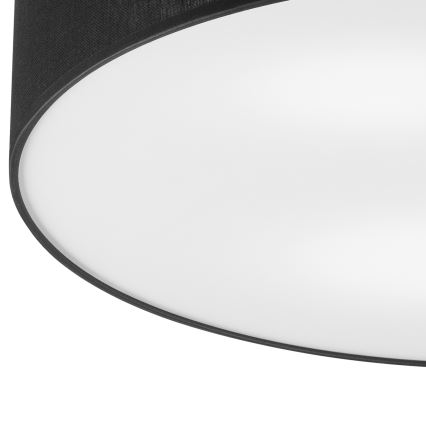 Brilagi - LED Kattovalaisin BELLADONNA 3xE27/15W/230V halkaisija 50 cm musta/tammi