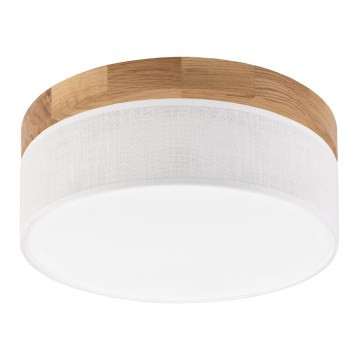 Brilagi - LED-kattovalaisin BELLADONNA LED/20W/230V Ø 30 cm valkoinen/tammi