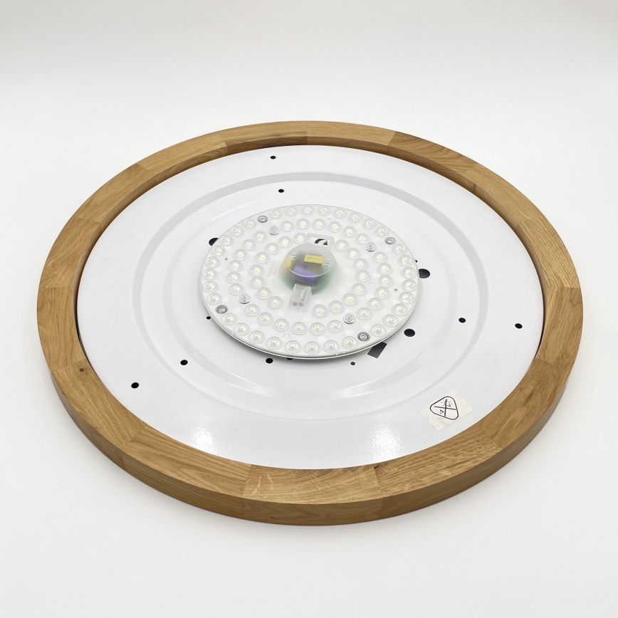 Brilagi - LED-kattovalaisin BELLADONNA LED/36W/230V halkaisija 50 cm kerma/tammi