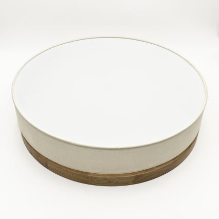 Brilagi - LED-kattovalaisin BELLADONNA LED/36W/230V halkaisija 50 cm kerma/tammi