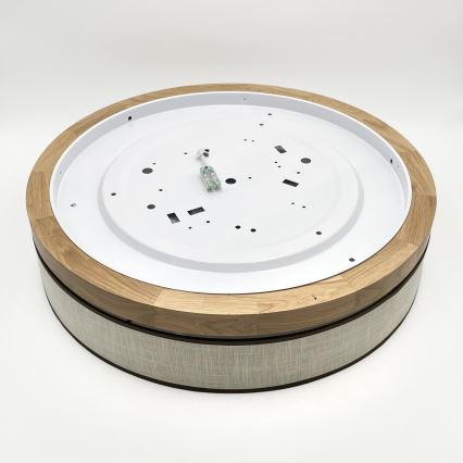 Brilagi - LED-kattovalaisin BELLADONNA LED/36W/230V Ø 50 cm kerma/tammi