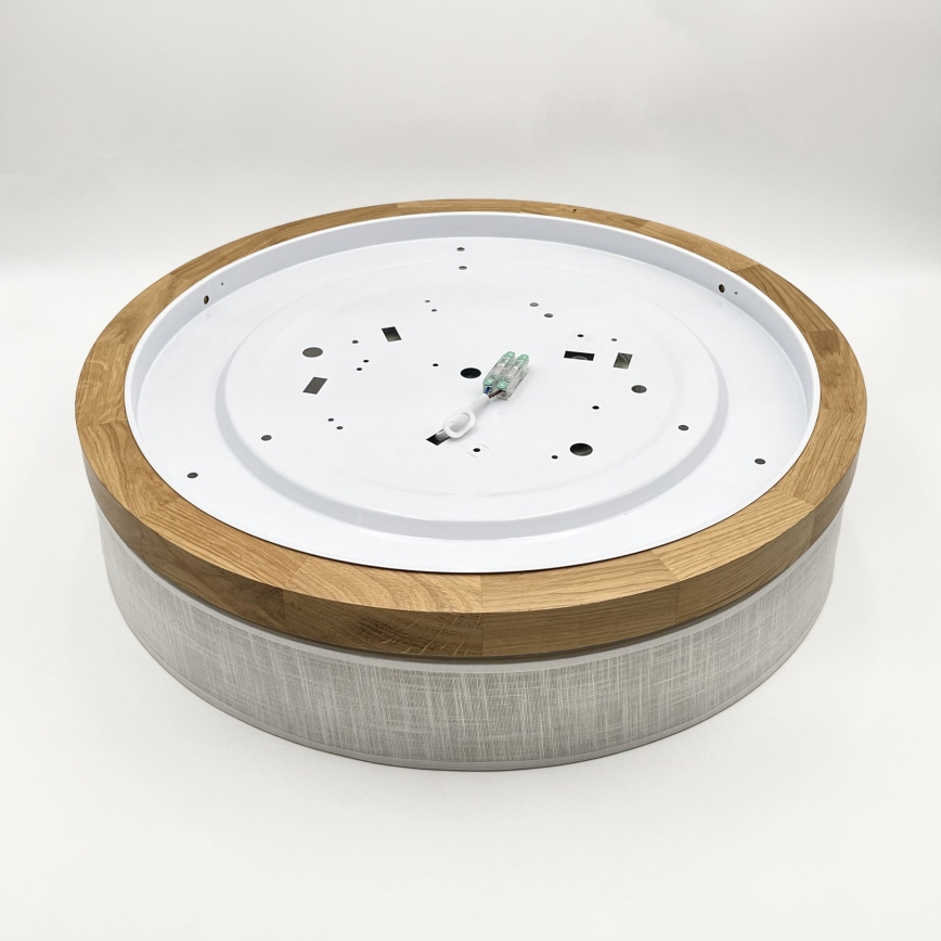 Brilagi - LED kattovalaisin BELLADONNA LED/36W/230V Ø 50 cm valkoinen/tammi