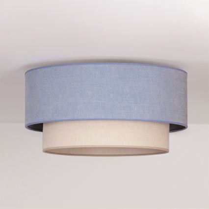 Brilagi - LED-kattovalaisin BOHO ECO 1xE27/10W/230V halkaisija 40 cm sininen/kerma