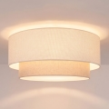 Brilagi - LED-kattovalaisin BOHO ECO 1xE27/10W/230V Ø 40 cm kermanvärinen