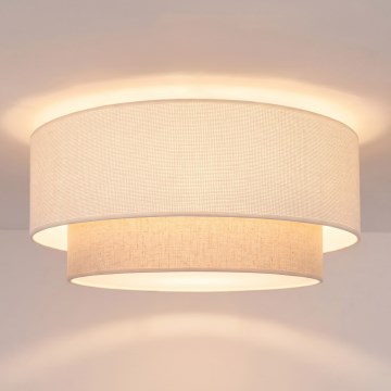 Brilagi - LED-kattovalaisin BOHO ECO 1xE27/10W/230V Ø 40 cm kermanvärinen