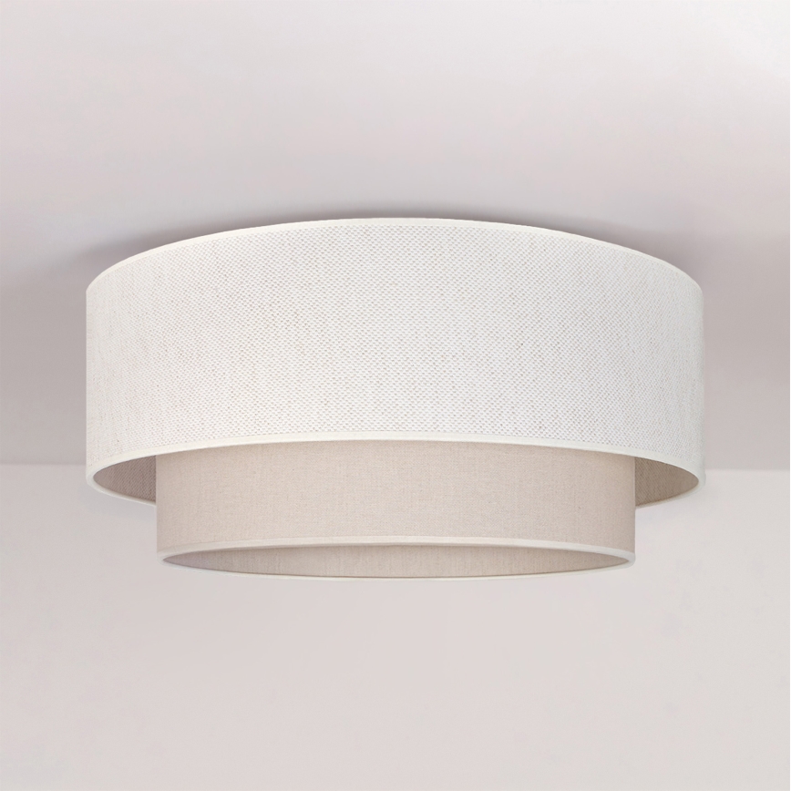 Brilagi - LED-kattovalaisin BOHO ECO 1xE27/10W/230V Ø 40 cm kermanvärinen