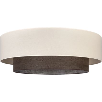 Brilagi - LED-kattovalaisin BOHO STYLE 3xE27/15W/230V, halkaisija 80 cm, kermanvärinen/ruskea
