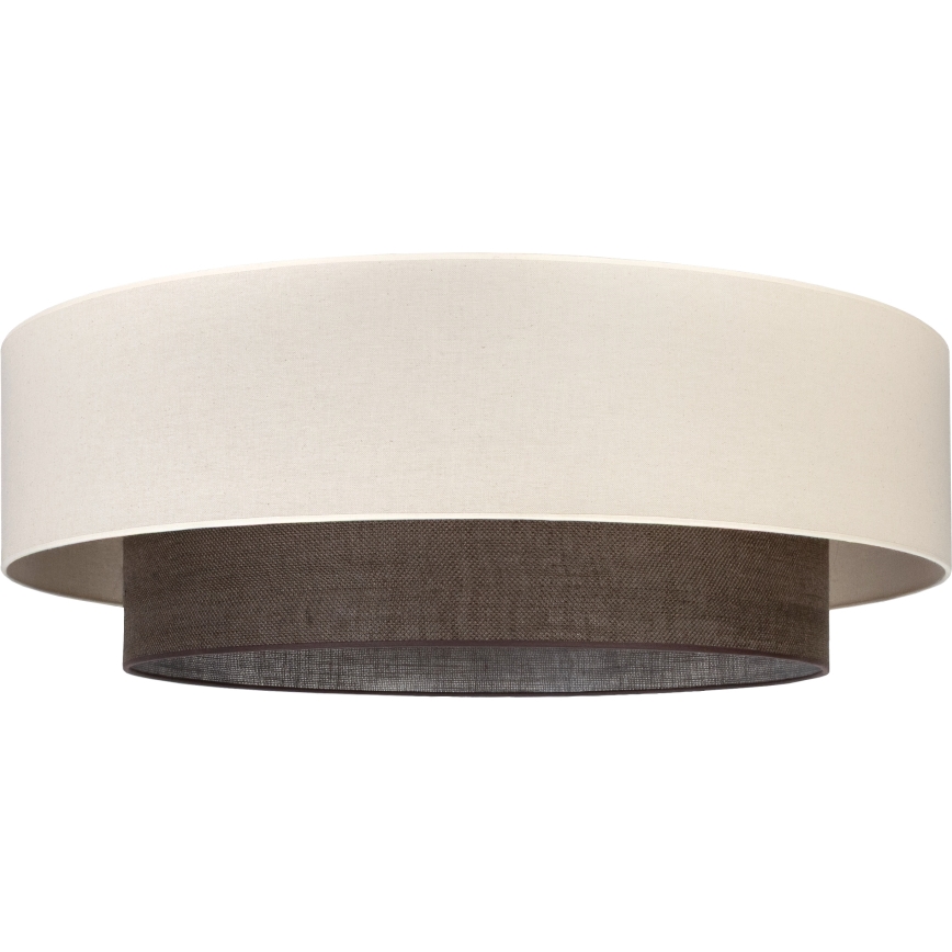 Brilagi - LED-kattovalaisin BOHO STYLE 3xE27/15W/230V, halkaisija 80 cm, kermanvärinen/ruskea