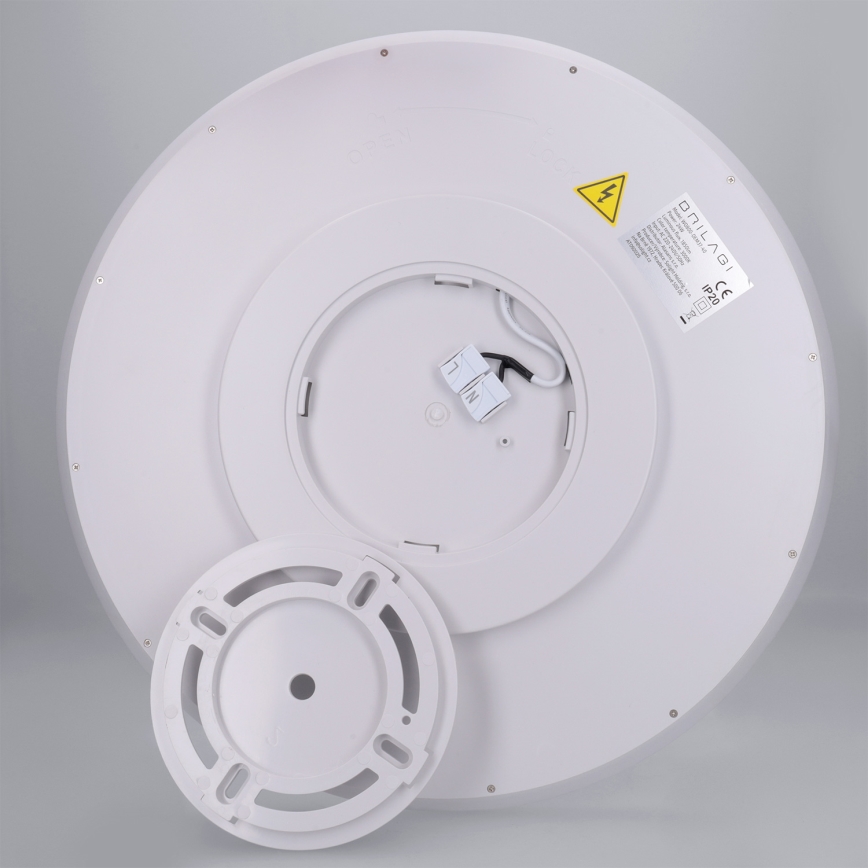 Brilagi - LED-kattovalaisin CARLOS LED/24W/230V halkaisija 40 cm valkoinen