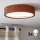 Brilagi - LED-kattovalaisin CARVALHO 2xE27/15W/230V tammi-kirsikka halkaisija 37 cm