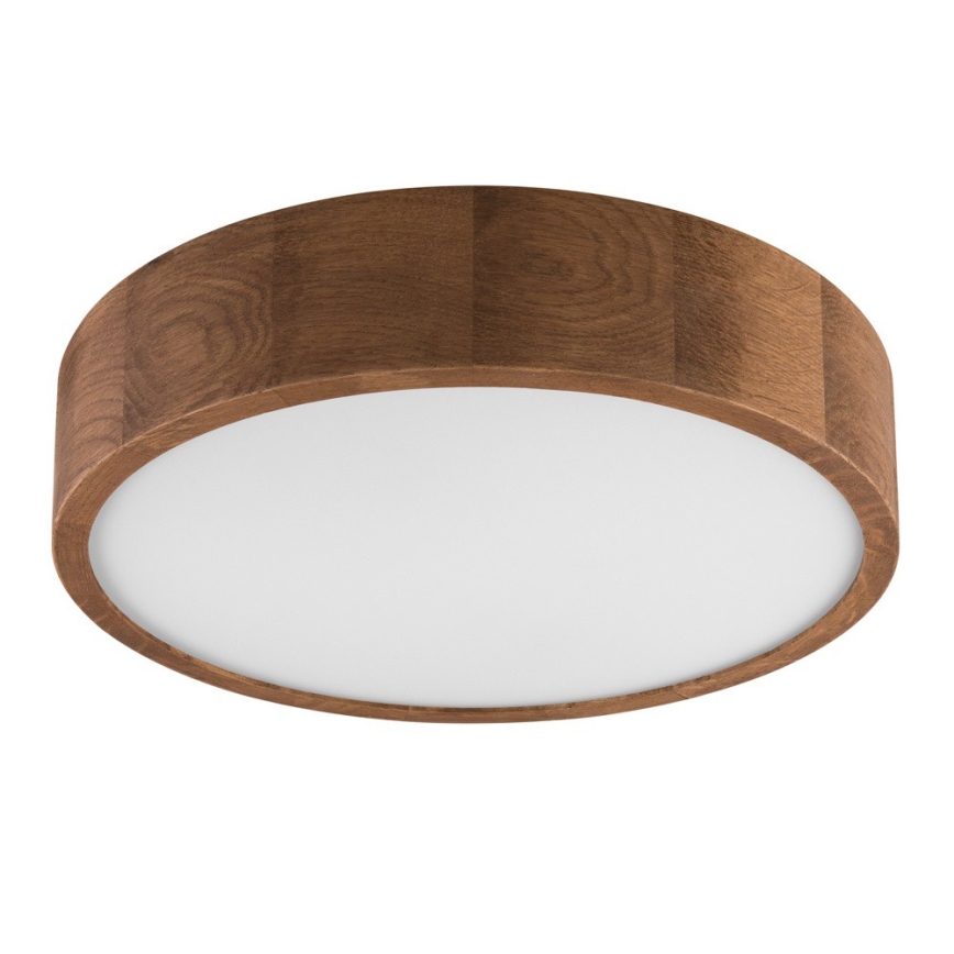 Brilagi - LED-kattovalaisin CARVALHO 2xE27/15W/230V tammi-kirsikka halkaisija 37 cm