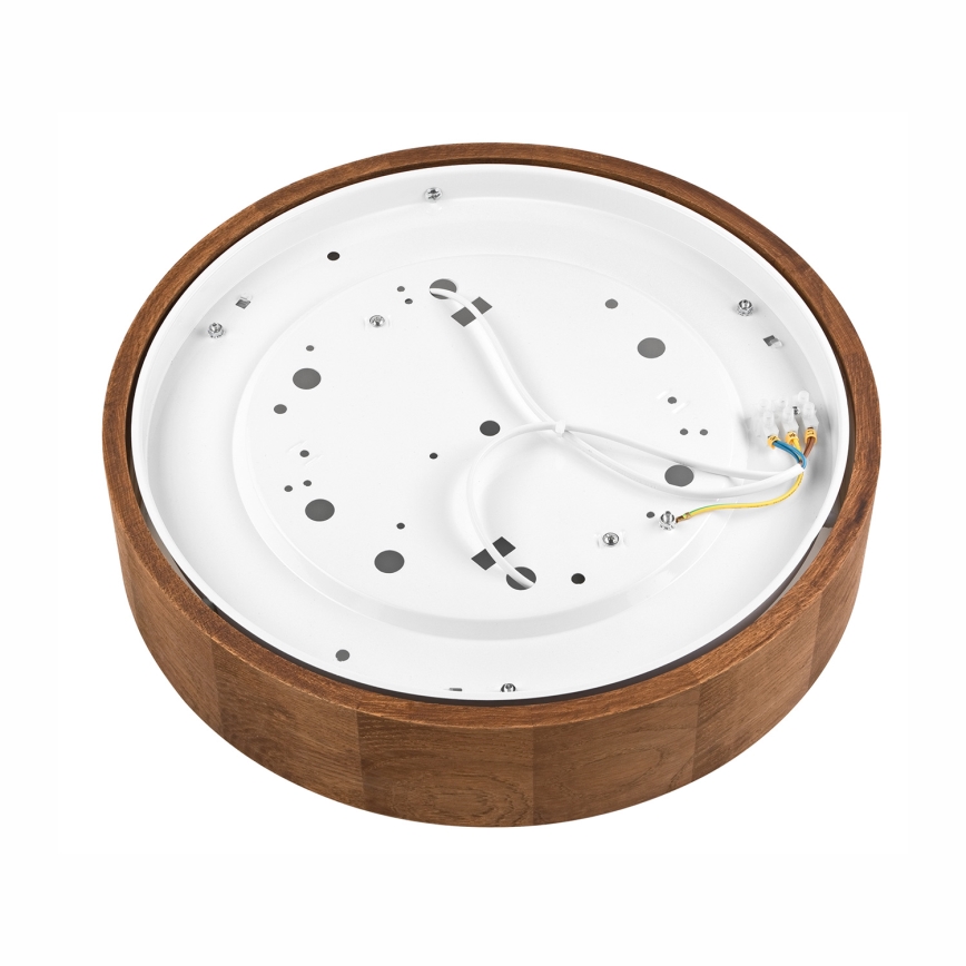 Brilagi - LED-kattovalaisin CARVALHO 2xE27/15W/230V tammi-kirsikka halkaisija 37 cm